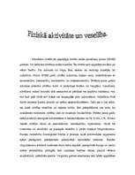 Referāts 'Fiziskā aktivitāte un veselība', 1.
