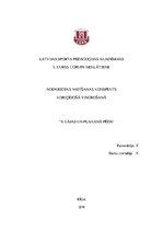 Konspekts 'Koriģējošā vingrošana', 1.