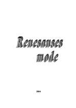 Referāts 'Renesanses mode', 1.