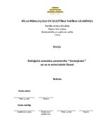 Konspekts 'Bioloģiskā zemnieku saimniecība "Akmeņkalni" un uz to attiecināmie likumi', 1.