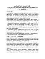 Referāts 'Muitas politika Latvijā', 1.