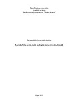 Referāts 'Karadarbība un tās laikā aizliegtās kara metodes, līdzekļi', 1.