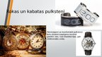 Prezentācija 'Pulksteņi un dizains', 9.