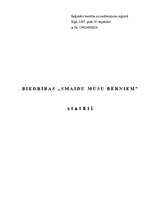 Konspekts 'Biedrības "Smaidu mūsu bērniem" finansējuma pieprasījums', 16.