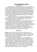 Referāts 'Johans Sebastiāns Bahs', 1.