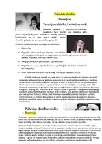 Konspekts 'Psihiskās slimības', 1.