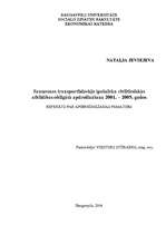 Referāts 'Sauszemes transportlīdzekļu īpašnieku civiltiesiskās atbildības obligātā apdroši', 1.