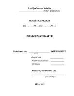 Prakses atskaite 'Prakses atskaite "Port Hotel"', 1.