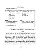 Prakses atskaite 'Prakses atskaite "Port Hotel"', 9.