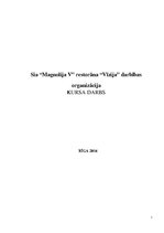 Referāts 'Restorāna koncepts', 1.