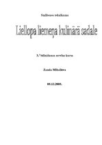 Referāts 'Liellopa liemeņa kulinārā sadale', 1.