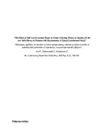 Konspekts 'Referāts par Orem aprūpes teoriju, balstoties uz zinātnisku pētījumu', 1.