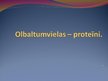 Prezentācija 'Olbaltumvielas - proteīni', 1.