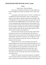 Eseja 'Under Armour', 1.