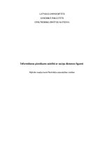 Referāts 'Informēšanas pienākums saistībā ar saziņu distances līgumā', 1.