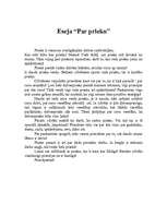 Eseja 'Par prieku', 1.