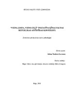 Referāts '"Viena josta, viens ceļš" iniciatīva Ķīnas Tautas Republikas attīstības kontekst', 1.