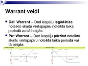 Referāts 'Security Analysis: Warrant (Finance)', 9.