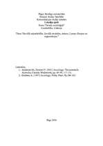 Konspekts 'Sociālā mijiedarbība. Sociālā struktūra, statuss. Lomas. Grupas un organizācijas', 1.