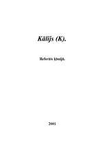Konspekts 'Kālijs', 1.
