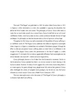 Referāts 'A.Camus "The Plague"', 3.