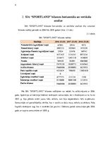 Prakses atskaite 'SIA "Sportland" uzņēmuma analīze', 9.