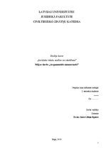 Konspekts 'Argumentēts memorands', 1.