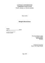 Referāts 'Deleģētā likumdošana', 1.