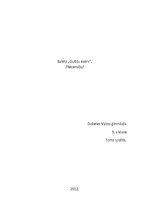 Eseja 'Recenzija baletam "Gulbju ezers"', 1.