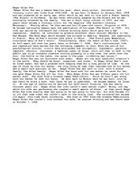 Eseja 'Edgar Allan Poe Summary of poe life. the loss of women he love', 1.