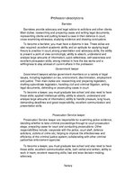 Konspekts 'Profession Descriptions', 1.