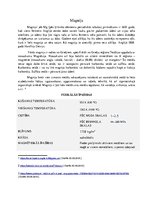 Konspekts 'Magnija raksturojums', 1.