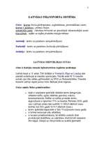 Referāts 'Latvijas transporta sistēma', 2.