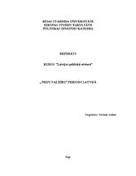 Referāts '"Triju valdību" periods Latvijā', 1.
