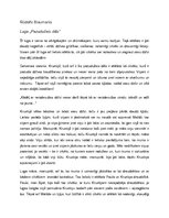 Eseja 'Rūdolfs Blaumanis "Pazudušais dēls"', 1.