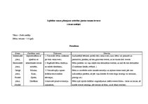 Paraugs 'Izglītības satura plānojums attīstības jomām temata ietvaros', 1.