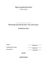 Diplomdarbs 'Mārketinga komunikāciju plāns SIA "AVG grupa"', 1.