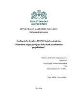 Referāts 'Vienstāvu tirgus paviljona koka karkasa elementu projektēšana', 1.