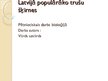 Prezentācija 'Latvijā populārākās trušu šķirnes', 1.