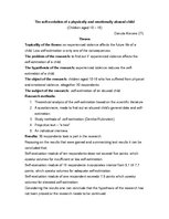 Referāts 'No fiziskas un emocionālas vardarbības cietuša bērna pašvērtējums', 35.