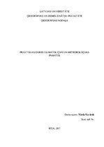 Referāts 'Praktiskais darbs. "Meteoroloģisko staciju apraksts"', 1.