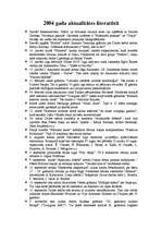 Konspekts '2004.gada aktualitātes literatūrā', 1.