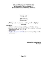 Referāts 'Mārtiņa Lutera fenomens un nozīme pasaules reliģiskajā kontekstā', 1.