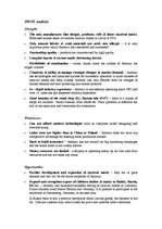 Konspekts 'SWOT Analysis ', 1.