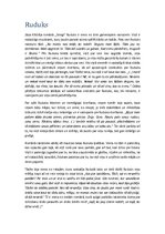 Eseja 'Ruduka raksturojums J.Klīdzēja romānā "Sniegi"', 1.