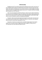 Eseja 'Global Warming', 1.