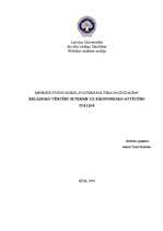 Referāts 'Reliģisko vērtību ietekme uz ekonomisko attīstību Itālijā', 1.