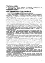 Konspekts 'Viktimoloģija', 1.