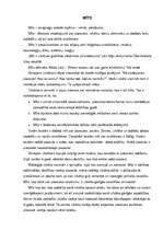 Konspekts 'Mīts', 1.