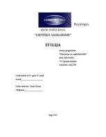 Referāts 'Itālija', 1.